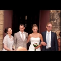 thumbnail A la sortie de l'église, Anne-Marie, Marion, Mickaël et Patrick